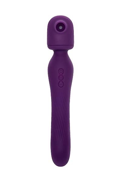 JOS 2'si 1 arada Kisom Stim�lat�r�, Silikon, Mor, 24 cm