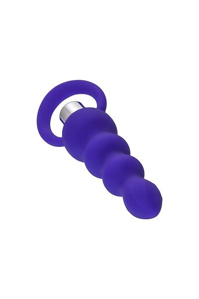 ToDo by Toyfa Twisty anal k�l�f, silikon, mor, 14 cm, � 3,2 cm
