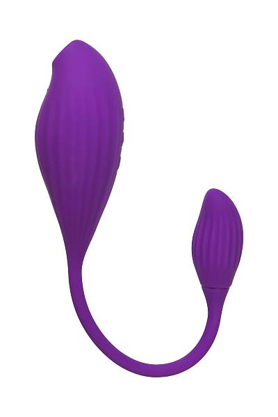 JOS Ginny Vakum Klitoral Vibrator, Silikon, Mor, 31 cm