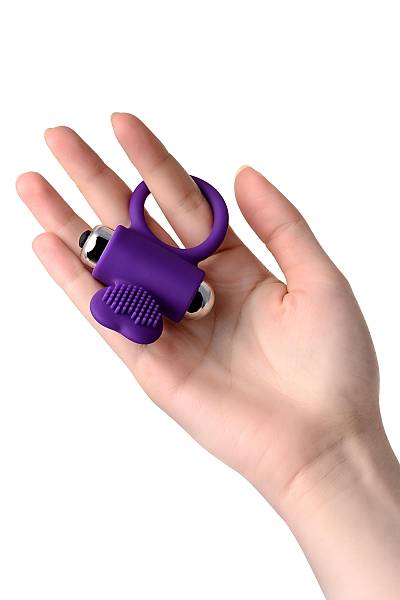 JOS PERY kirpikli titreim halkas, silikon, mor, 9 cm