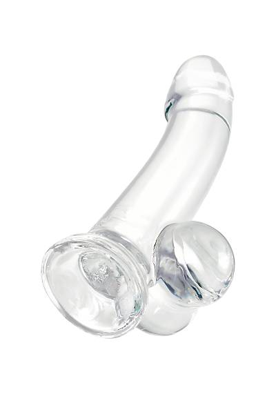 A-Toys by TOYFA Ger�ek�i Cryst yapay penis, TPE, transparan, 15 cm