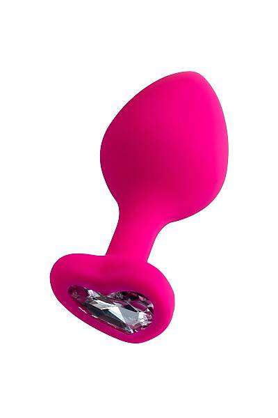 ToDo by Toyfa Diamond Heart anal k�l�f, silikon, pembe, 8 cm, � 3 cm