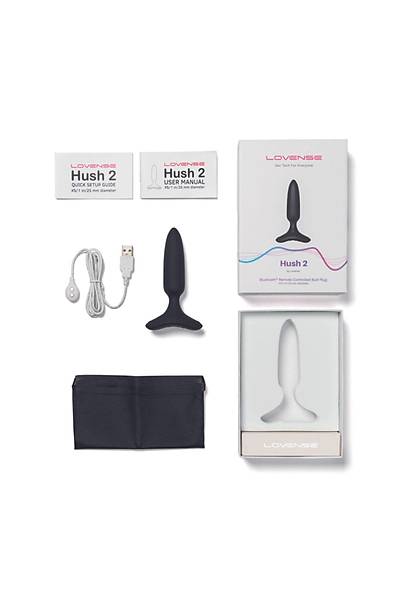 Hush 2 Butt Plug Xs 25mm Telefon Kontroll� Anal Plug