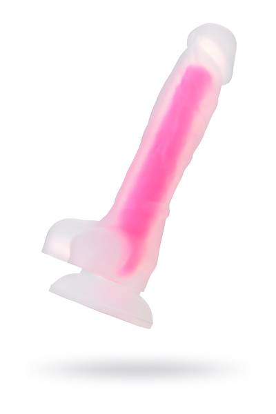 Beyond by Toyfa Yapay penis, karanl�kta parlayan,  James Glow, Silikon, transparan, 18 cm
