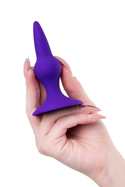 ToDo by Toyfa Klapsy Anal Plug, Silikon, Mor, 10,5 cm,  3 cm