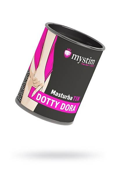 Mystim Mast�rbat�r MasturbaT�N Dotty Dora, TPE, beyaz, 4,5 cm
