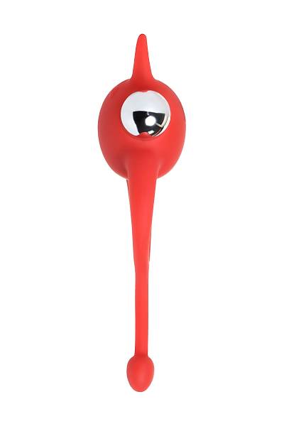 JOS NCK kuyruk titreimli halka, silikon, krmz, 13,5 cm