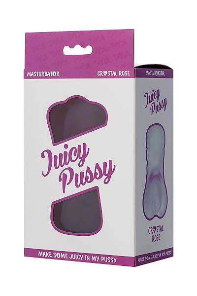 Juicy Pussy by TOYFA Masturbator Gereki Crystal Rose, TPE, 14 cm