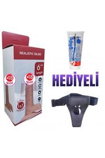 Belden Ba�lamal� Kemerli Penis Vibrat�r - Hediyeli No.8