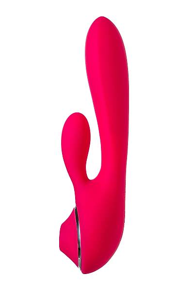Klitoral uyar�c�l� vibrat�r JOS Doobl, silikon, pembe, 20 cm