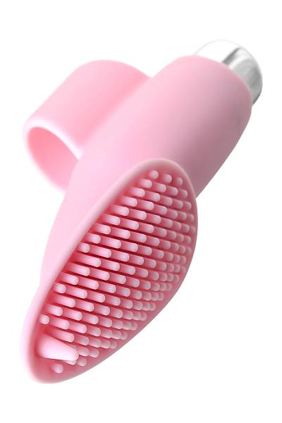 JOS TWTY'NN  Parmak Ucu Vibratr Silikon Pembe, 10,2 cm