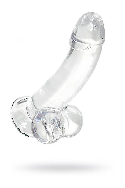 A-Toys by TOYFA Ger�ek�i Cryst yapay penis, TPE, transparan, 15 cm