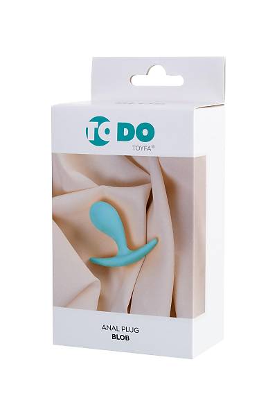 ToDo by Toyfa Blob anal klf, silikon, mavi, 5,5 cm,  2,1 cm