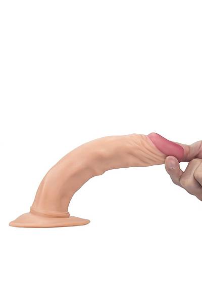 Kemerli Strapon Ten Rengi Realistik Penis Dildo