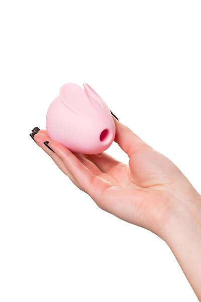 Qli by Flovetta Bun'dan vakum dalgas� klitoral uyar�c�, silikon, pembe, 6,5 cm