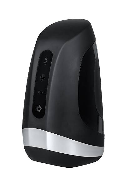 Satisfyer Men Heat Vibratiion Masturbator Ger�ek�i Olmayan, Silikon, Siyah, 15 cm