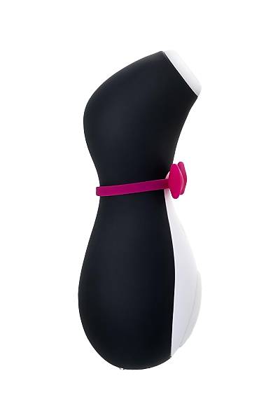 Satisfyer Penguin vakum dalgas� temass�z klitoris stim�lat�r�, silikon, siyah, 11,5 cm.