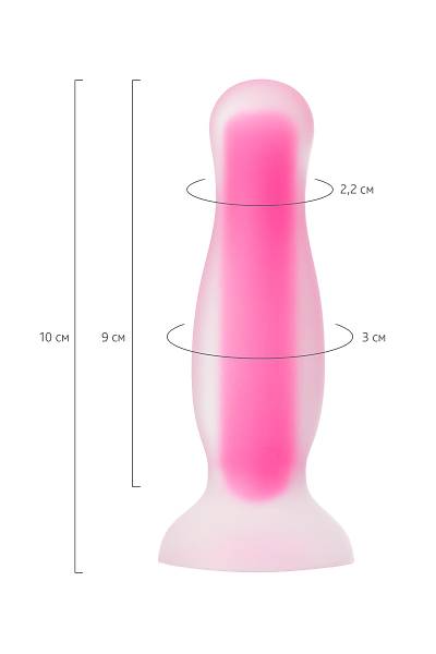 Beyond by Toyfa Karanl�kta parlayan anal k�l�f Cain Glow, Silikon, Transparan, 10 cm
