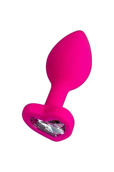 ToDo by Toyfa Diamond Heart anal k�l�f, silikon, pembe, 7 cm, � 2 cm, 18 g