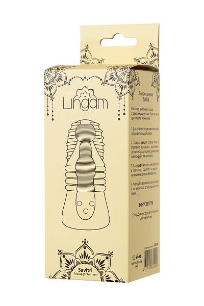 Lingam by TOYFA Masturbator gereki olmayan Savitri, TPE, Transparan, 14 cm