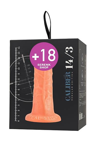 Ger�ek�i yapay penis, RealStick CALIBER, 14 cm, �3