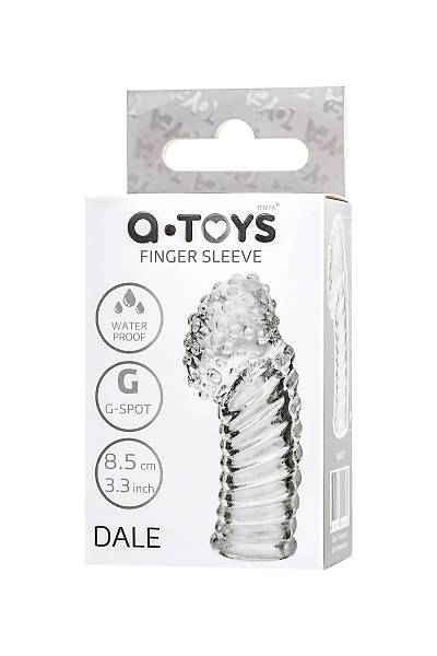 A-toys by TOYFA Dale parmak ucu, TRE, transparan, 8,5 cm