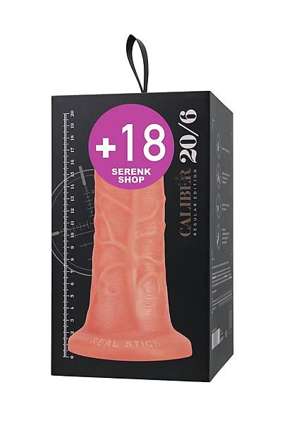 Ger�ek�i yapay penis, RealStick CALIBER, 20 cm, �6