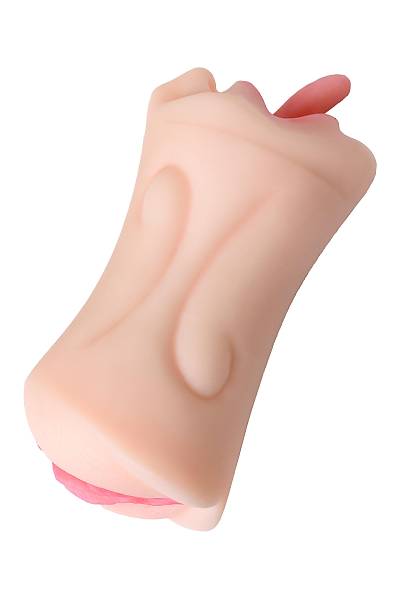 Juicy Pussy by TOYFA Masturbator Gereki Fruity Tongue, Az ve Vajina, TPE Malzeme 9 cm