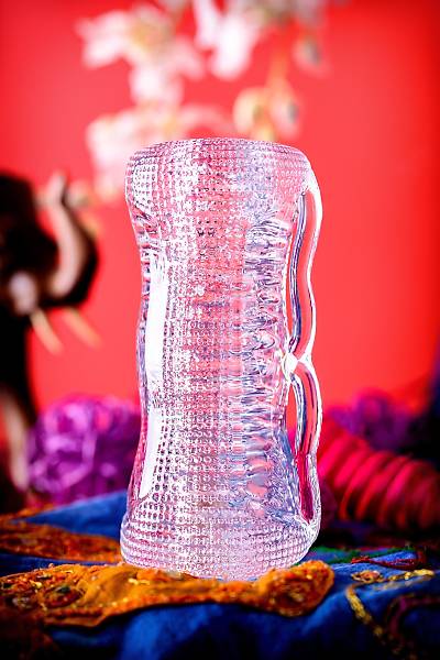 Lingam by TOYFA Masturbator gereki olmayan Asha, TPE, transparan, 14 cm