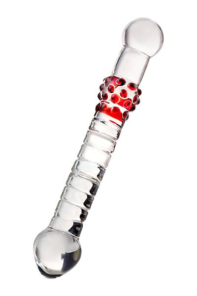 Sexus Glass �ift tarafl� yapay penis, cam, transparan, 22 cm