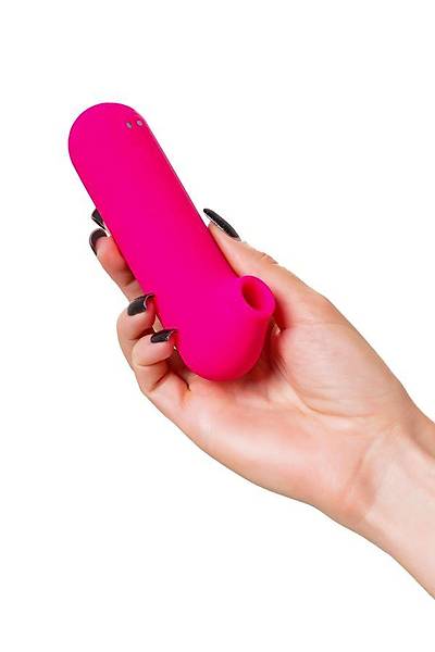 EroTeq Dijital Ekran Vakum Dalga Uyar�c�l� Molette, Silikon, Pembe, 13 cm