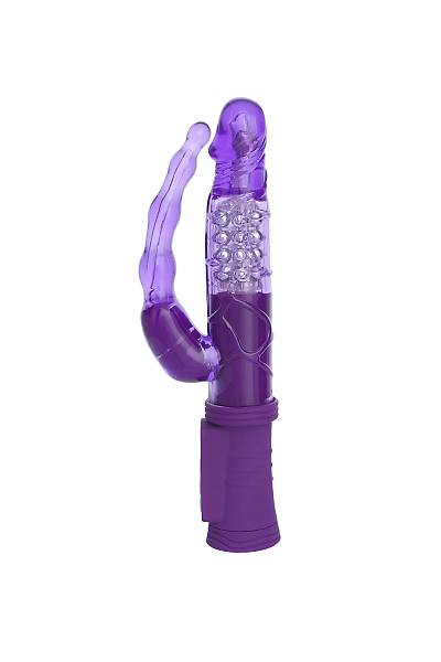A-Toys by TOYFA  Anal-vajinal vibratr Vantuzlu A oyuncaklar, mor, 22 cm