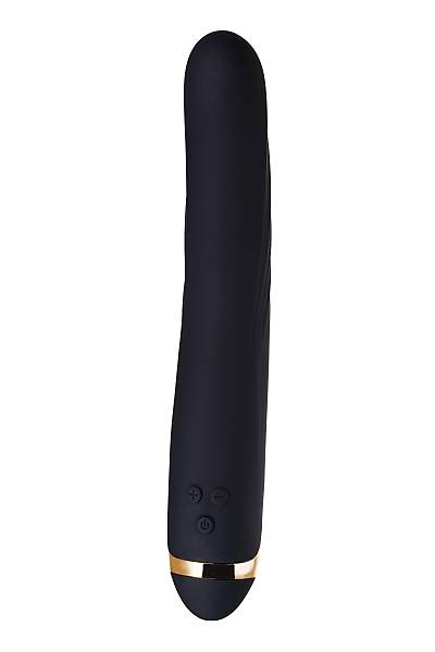 WANAME D-SPLASH Gereki olmayan Tornado Vibratr, Silikon, Siyah, 25 cm