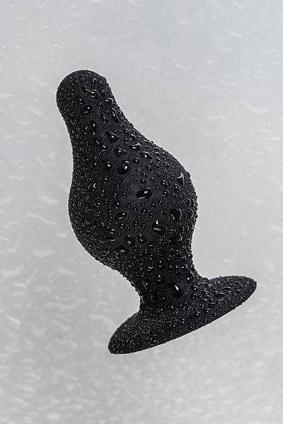 Erotist Spade S anal klf, Silekspan, siyah, 8 cm