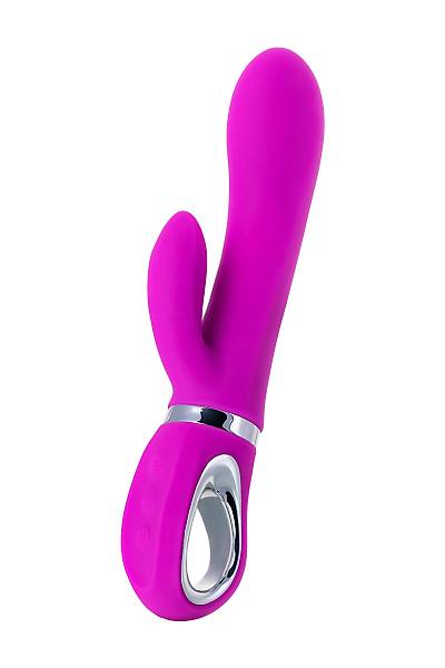 JOS JOLY Klitoral stimlatrl vibratr, WOW modu, silikon, mor, 19,6 cm