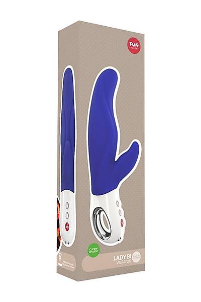 Fun Factory LADY B� vibrat�r, silikon, mavi, 22 cm