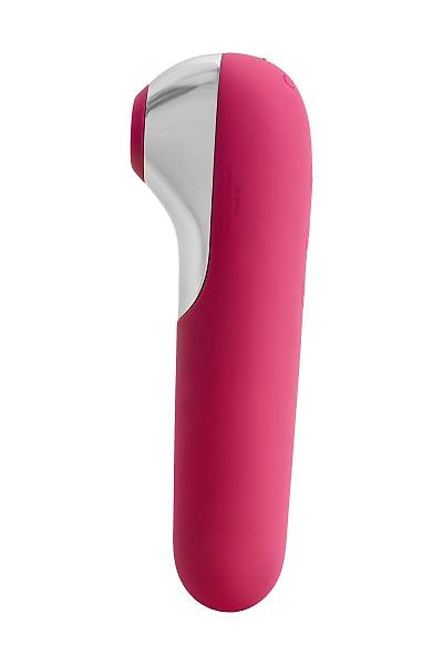 Satisfyer Dual Love Pink Vakum Dalgas� Temass�z Klitoral Stim�lat�r , Silikon, K�rm�z�, 16 cm.