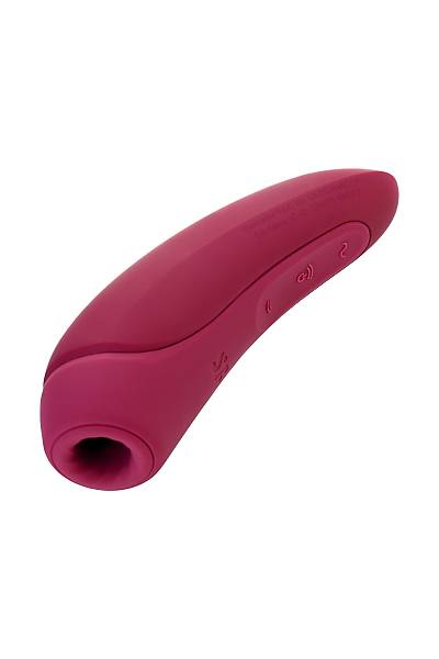 Satisfyer Curvy 1 Connect App vakum dalgas� temass�z klitoris stim�lat�r�, silikon, k�rm�z�, 14,3 cm