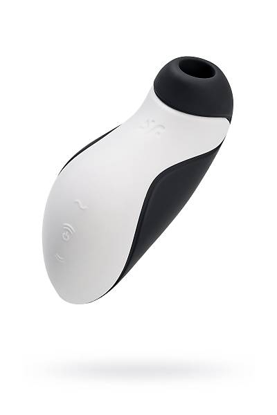 Satisfyer Orca Vakum dalgas temassz klitoral uyarc, silikon, siyah, 11,5 cm
