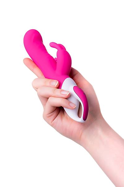 JOS ELLY klitoral stimlatrl vibratr, stmal, silikon, pembe, 21,5 cm