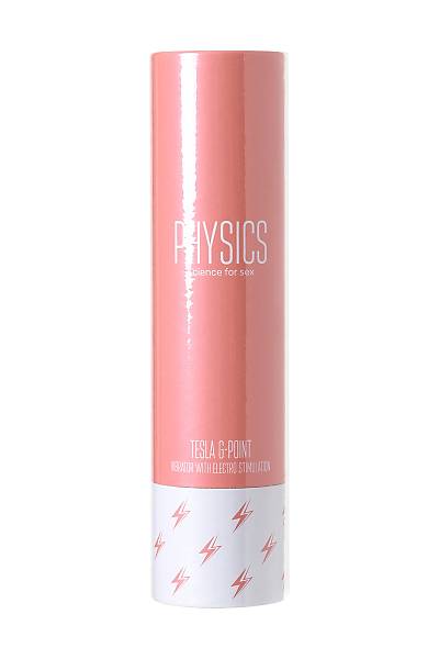 PHYSCS TESLA G-PONT elektro stimlasyonlu vibratr, silikon, pembe, 21 cm