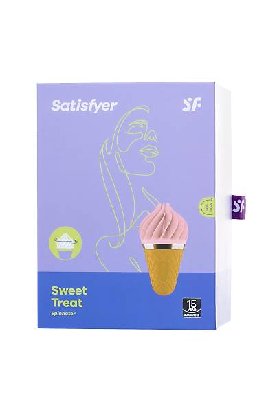 Satisfyer layons Sweet Treat vibrat�r , silikon, pembe, 10,4 cm.