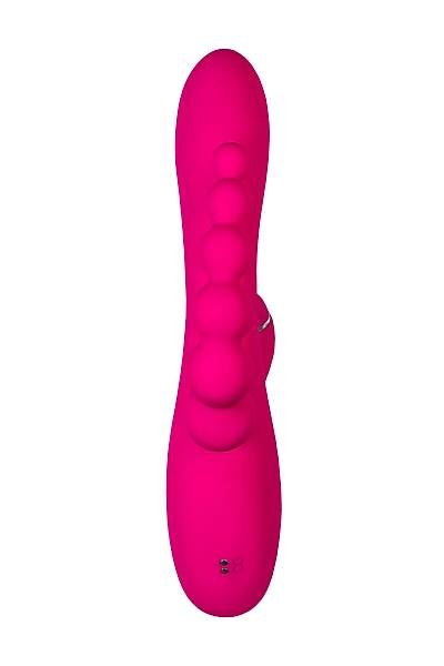 JOS TRIPLING  3'� 1 Arada Vibrat�r, Silikon, Pembe, 21 cm