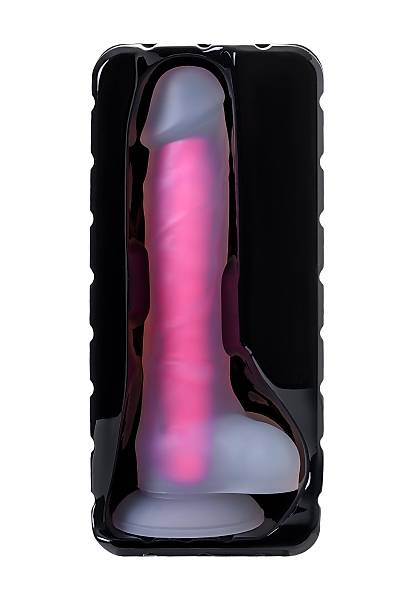 Beyond by Toyfa Yapay penis, karanlkta parlayan, Peter Glow, Silikon, Transparan, 22 cm