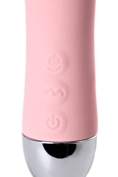 PHYSCS FAHRENHET titreimli toplar olan stma fonksiyonlu vibratr, silikon, pembe, 19 cm