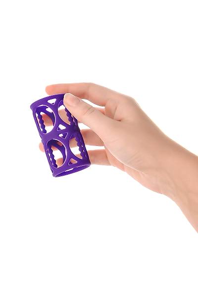 A-Toys by TOYFA   penis eki, silikon, mor, 7,5 cm