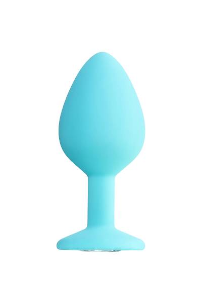 ToDo by Toyfa Brilliant anal k�l�f, silikon, mavi, 8 cm, � 3 cm, 50 g