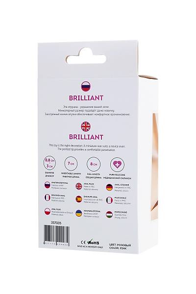 ToDo by Toyfa Brilliant anal klf, silikon, pembe, 8 cm,  3 cm, 50 g