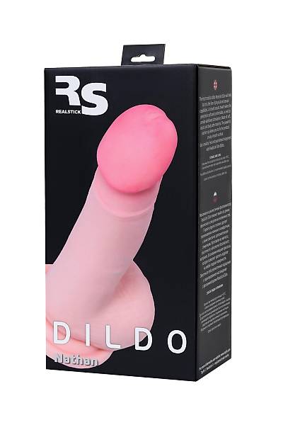 TOYFA RealStick Elite Nathan ger�ek�i Yapay penis, TPR Malzeme18,5 cm