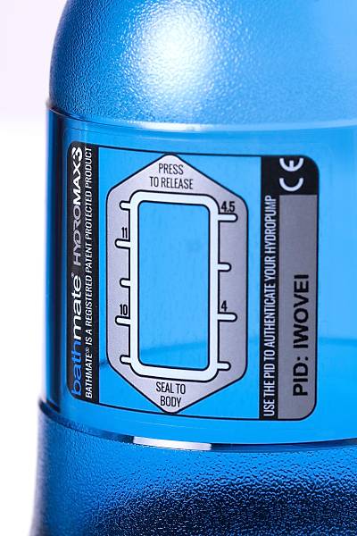 Bathmate HYDROMAX3 hidrolik pompa, ABS plastik, Mavi, 22 cm